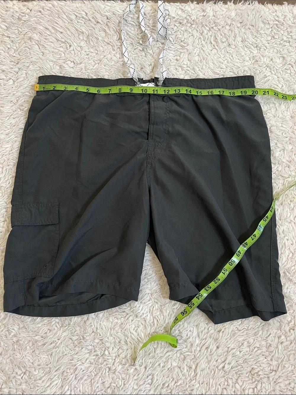Merona Swim Trunks Gray Men's Beach Ocean Size XL